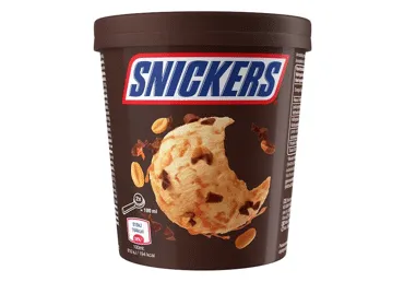 Saldējums 450ml/ 320g, Snickers