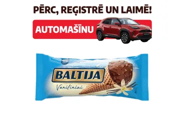 Saldējums Baltija vaniļas 150ml/95g