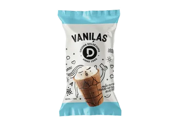 Saldējums vaniļas Kakao glāzītē DRUVA 120ml/70g