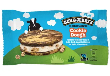 Saldējums Wich Sandwitch B&J 82g