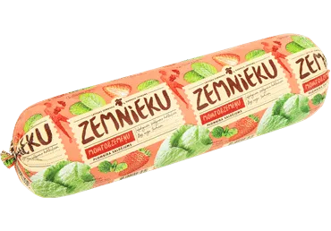 Saldējums Zemnieku zemeņu mohito plēvē 1200ml/600g