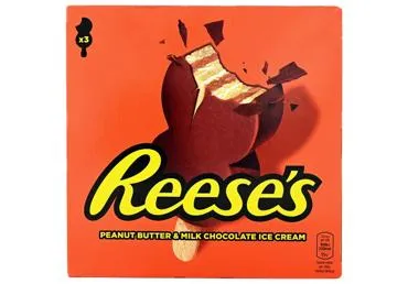 Saldējums zemesriekstu sviesta uz kociņa REESES 3x61g