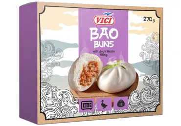 Saldēta Bao maizīte pīle hoisina mērcē VICI 270g
