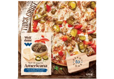 Saldēta pica Americana WELL DONE 420g