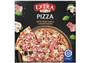Saldēta pica EXTRA LINE šķiņķa un sēņu 270g