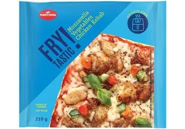 Saldēta pica FRYTASTIC ar vistas kebabu un sieru 210g