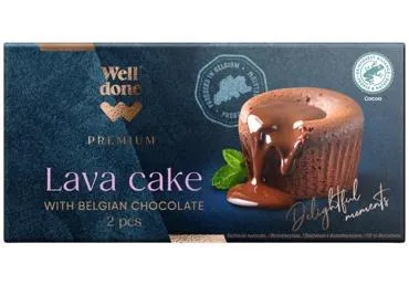 Saldēta šokolādes lavas torte WELL DONE PREMIUM 180g