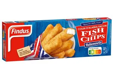 Saldētas mintaja filejas nūjiņas panējumā FINDUS 364g