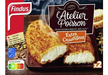 Saldētas mintaja filejas panējumā FINDUS 250g