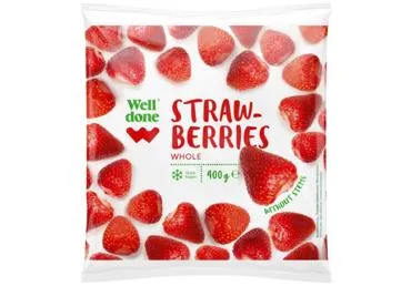 Saldētas zemenes WELL DONE 400g