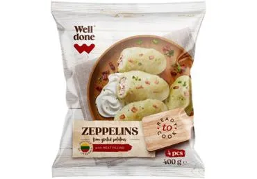 Saldēti cepelīni ar gaļu WELL DONE 400g
