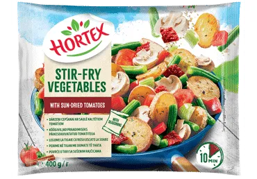 Saldēti dārzeņi ar saulē kaltētiem tomātiem HORTEX 400g
