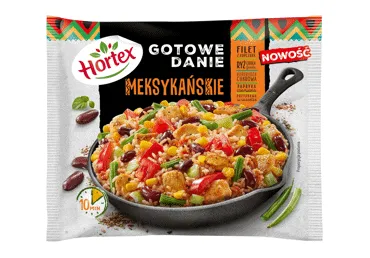 Saldēti dārzeņi Hortex Mexican ar vistu 450g