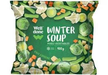 Saldēti dārzeņi WELL DONE Ziemas zupa 400g