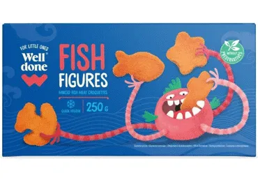 Saldēti malti zivju pirkstiņi WELL DONE 250g