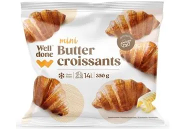 Saldēti Mini sviesta kruasāni WELL DONE 350g
