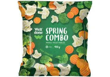 Saldēti pavasara dārzeņi WELL DONE 400g