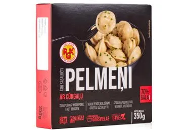 Saldēti pelmeņi ar cūkgaļu RGK 350g