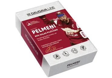 Saldēti pelmeņi ar gaļas pildījumu DAUGAVA LINE 400g