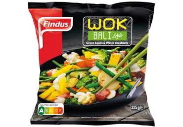 Saldētu dārzeņu maisījums FINDUS Bali 325g