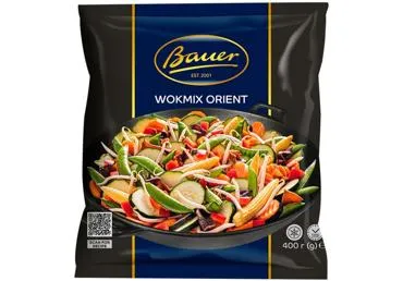 Saldētu dārzeņu maisījums Wokmix Orient BAUER 400g
