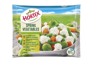Dārzeņu maisījums saldēts Pavasara 400g, Hortex