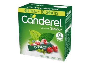 Saldinātājs ar stēviju CANDEREL 40+10x1,5g