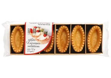 Laiviņas sāļās salātiem 18gab. 140g, Flora Maiznīca