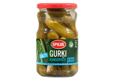 Gurķi Spilva sālīti 670g/370g