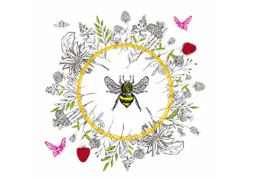 Salvetes DUNI Bee Loved 20gab. 33cm