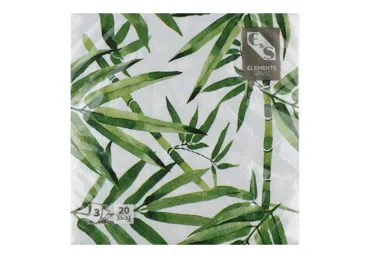 Salvetes ELEMENTS bambuss 20gab.33x33cm