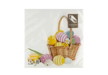 Salvetes ELEMENTS SENSE 3-slāņu, 20gab.33x33cm