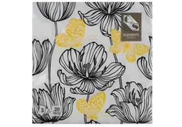 Salvetes ELEMENTS SENSE 33x33cm 20gab.