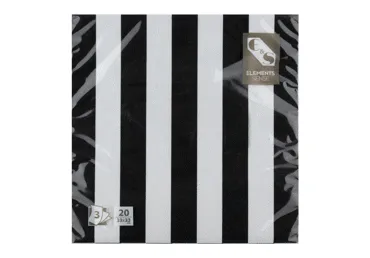 Salvetes ELEMENTS svītrain.20gab.33x33cm