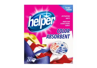 Salvetes pret apģērbu sakrāsošanos HELPER 20gab.