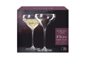 Šampanieša glāzes AURORA Fleya 4gb. 300ml