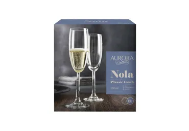 Šampanieša glāzes AURORA Nola 6gb. 180ml