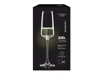 Šampanieša glāzes AUROR.Moments 250ml 4gab.
