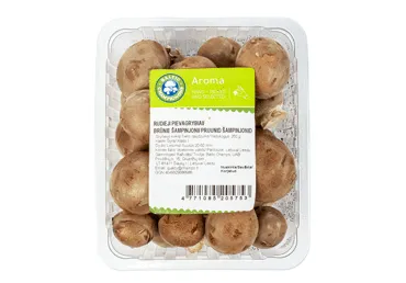 Sēnes, šampinjoni brūni, fasēti, 250g, gab