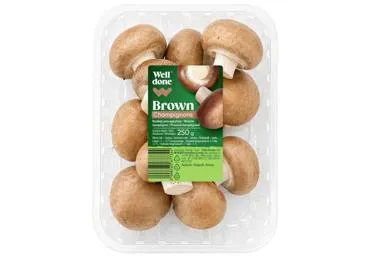 Šampinjoni brūnie WELL DONE 250g