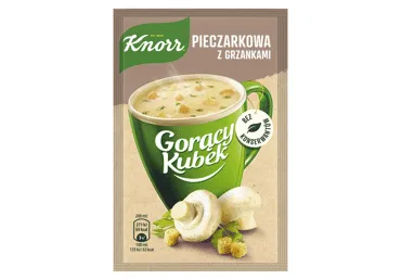 Šampinjonu krēmzupa KNORR ar grauzdiņiem 15g