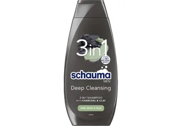 Šampūns SCHAUMA Charcoal 3in1 vīriešiem 400ml