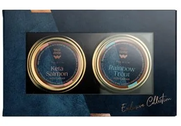 Sarkanā kaviāra dāvanu komplekts WELL DONE PREMIUM 2x50g