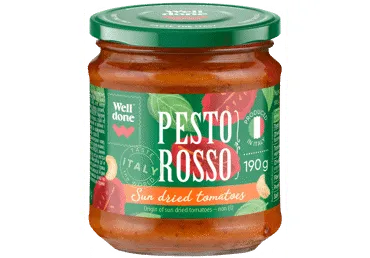 Sarkanais pesto WELL DONE 190g