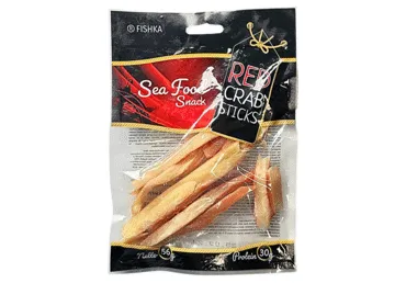 Sarkanās kalmāra nūjiņas FISHKA vītinātas 56g