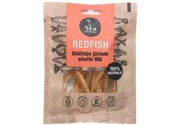 Sarkanasara kaltētas filejas strēmelītes SEASNACKS 30g
