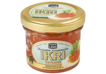 Sarkanie sviestmaižu ikri SUBDRABLĪNIS Iecienītie 100g