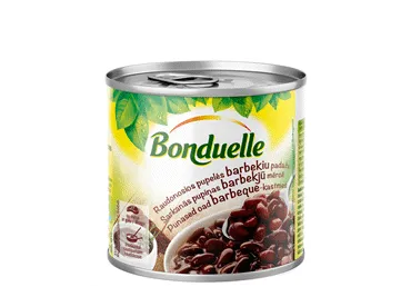 Sarkanās pupiņas BBQ mērcē BONDUELLE 430g