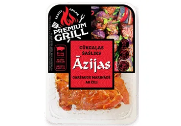 Šašliks Āzijas garšaugu marinādē ar čili KGS 800g