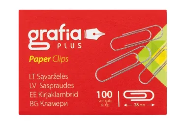 Saspraudes GRAFIA PLUS 28mm 100gab.